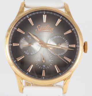 Sixties Quartz Steel Dark Brown Gradient Dial