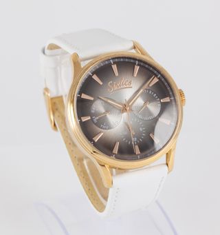 Sixties Quartz Steel Dark Brown Gradient Dial