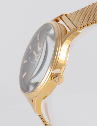 Sixties Quartz Steel Dark Brown Gradient Dial