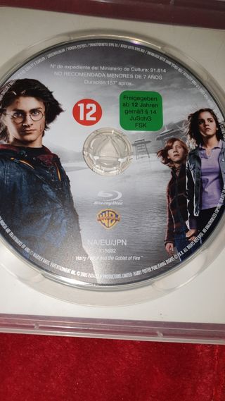 Blu-ray disc Harry Potter y el Cáliz de fuego