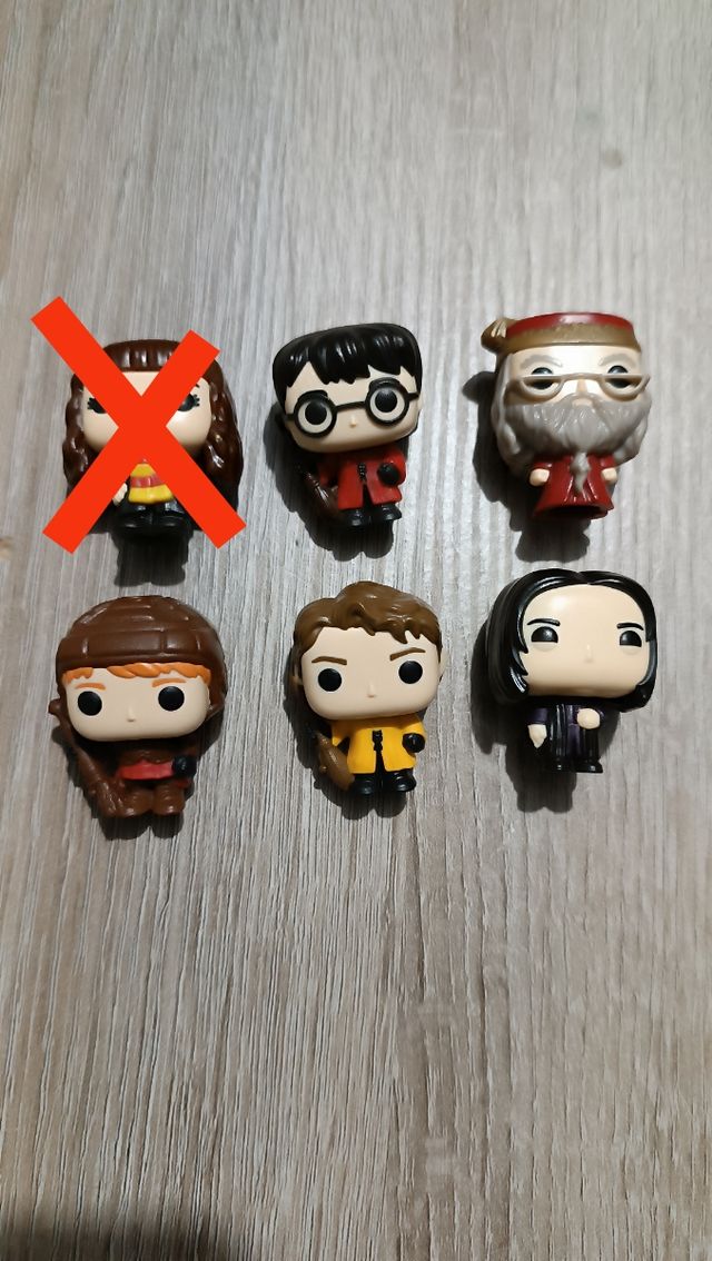 Bonecos Harry Potter Kinder Joy