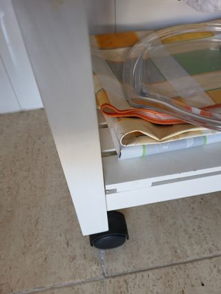 Carro verdulero blanco