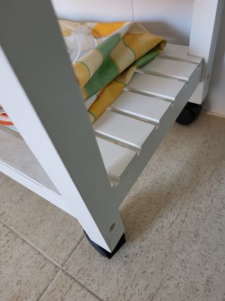 Carro verdulero blanco