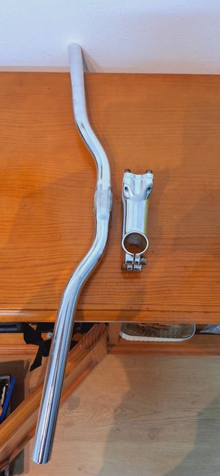 Manillar+potencia de aluminio 
