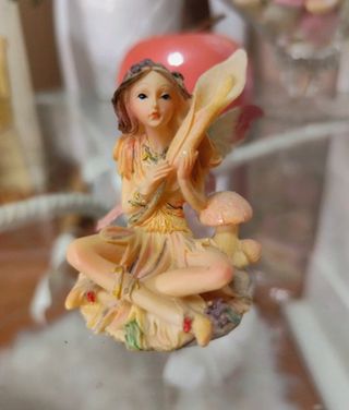 Folletto decorativo in ceramica elf