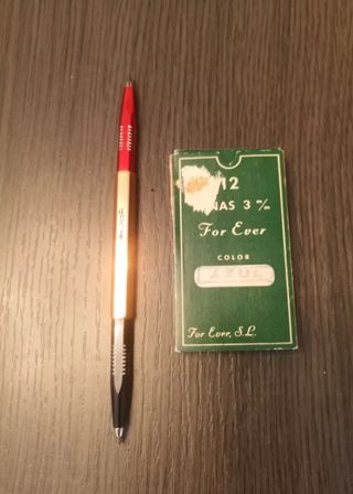 Antiguo Bolígrafo - Portaminas FOR EVER Bicolor