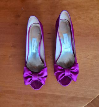 Zapatos Fiesta Pilar Burgos. Con plataforma