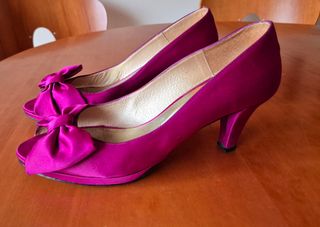 Zapatos Fiesta Pilar Burgos. Con plataforma