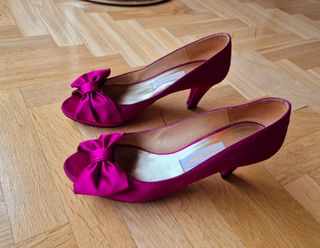 Zapatos Fiesta Pilar Burgos. Con plataforma