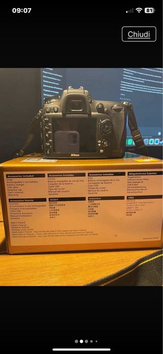 Macchina fotografica nikon D7200
