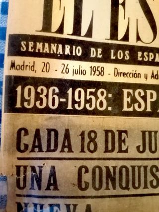 Revista El Español, 26 Julio 1958