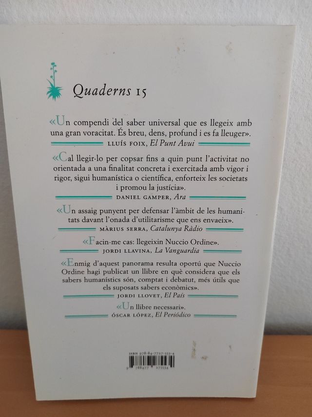 La utilitat de l'inútil