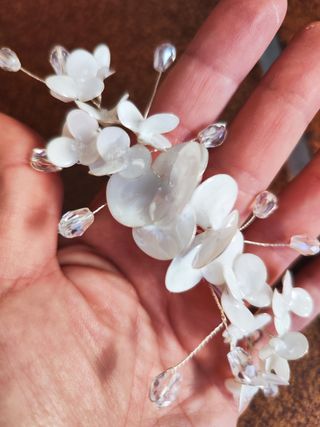 Tocado novia comunión 