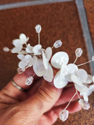 Tocado novia comunión 