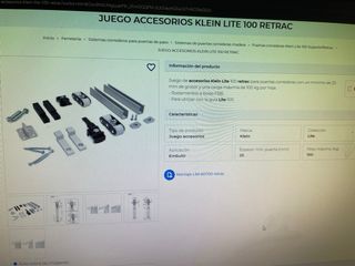 KIT ACCESORIOS PUERTAS CORREDERAS