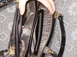 Bolso de mano de cuero genuino para mujer