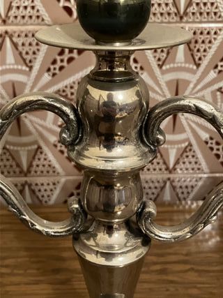 Reloj y 2 candelabros a juego