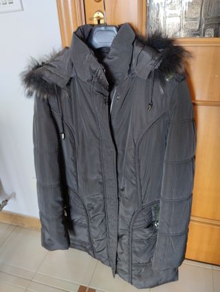 Piumino verde scuro donna