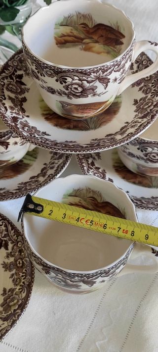 TAZAS SPODE "WOODLAND" DESAYUNO.