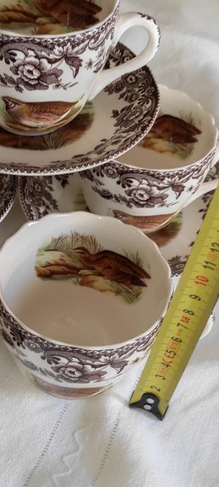 TAZAS SPODE "WOODLAND" DESAYUNO.