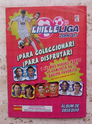 ÁLBUM CHICLES LIGA 2006-07 