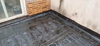 Tela asfaltica impermeabilizado