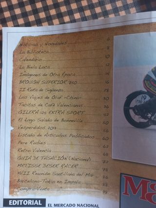 Revistas Motociclismo clásico