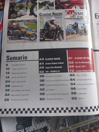 Revistas Motociclismo clásico
