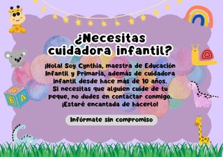 CUIDADORA INFANTIL