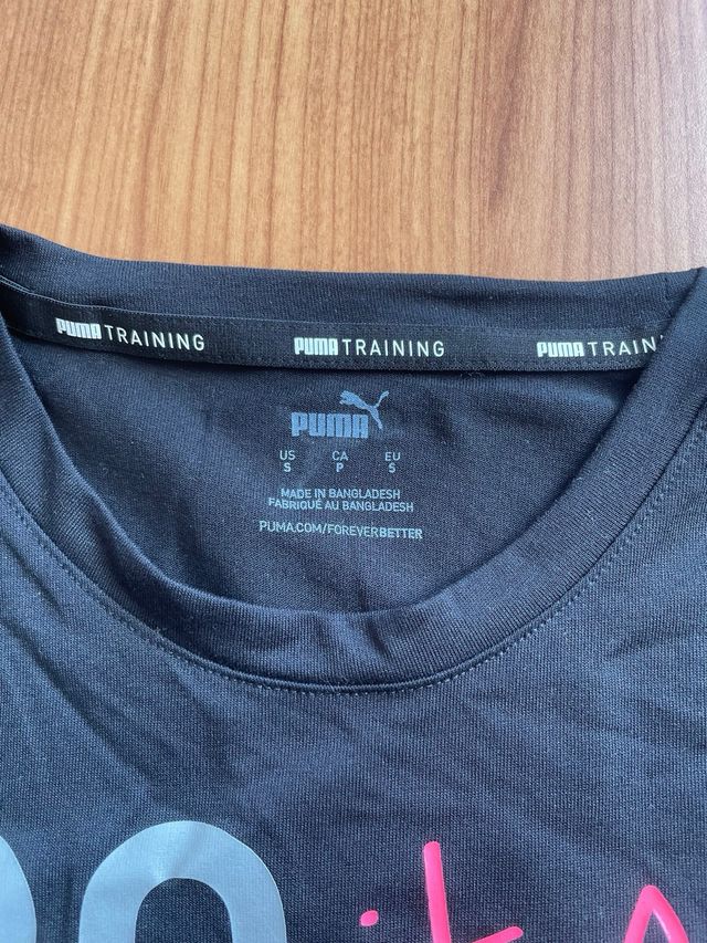 Camiseta Puma Training negra para mujer