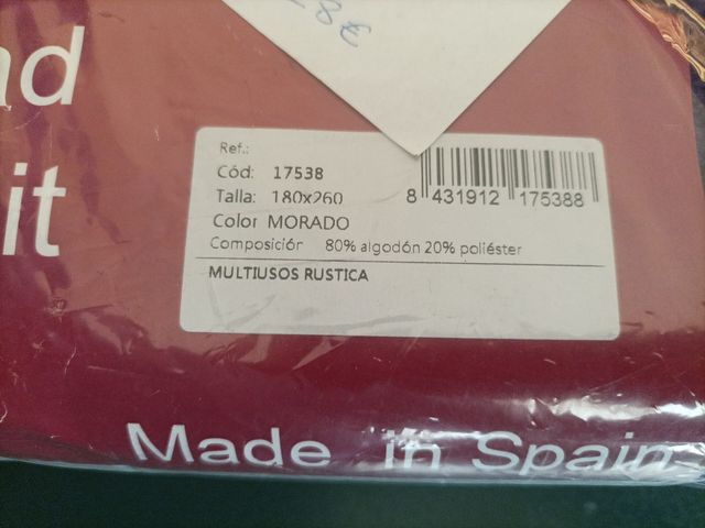 Plaid 180x260 morado