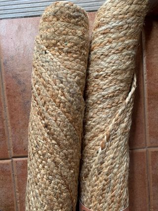 Alfombra de yute natural boho nueva