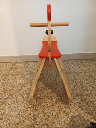 Mecedora balancín caballito madera