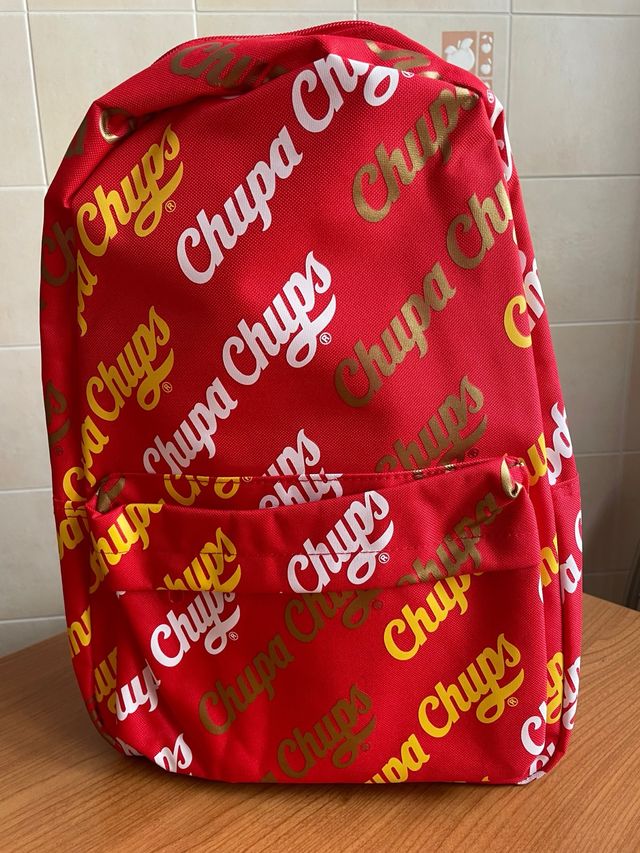 Mochila Chupa Chups roja