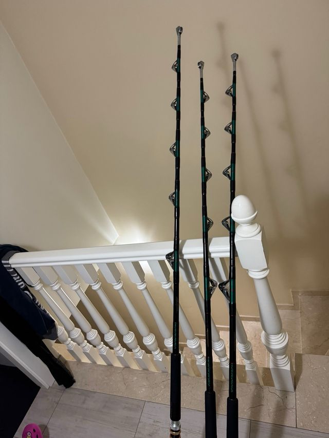 Caña currican Grauvell blue marlin 130lbs