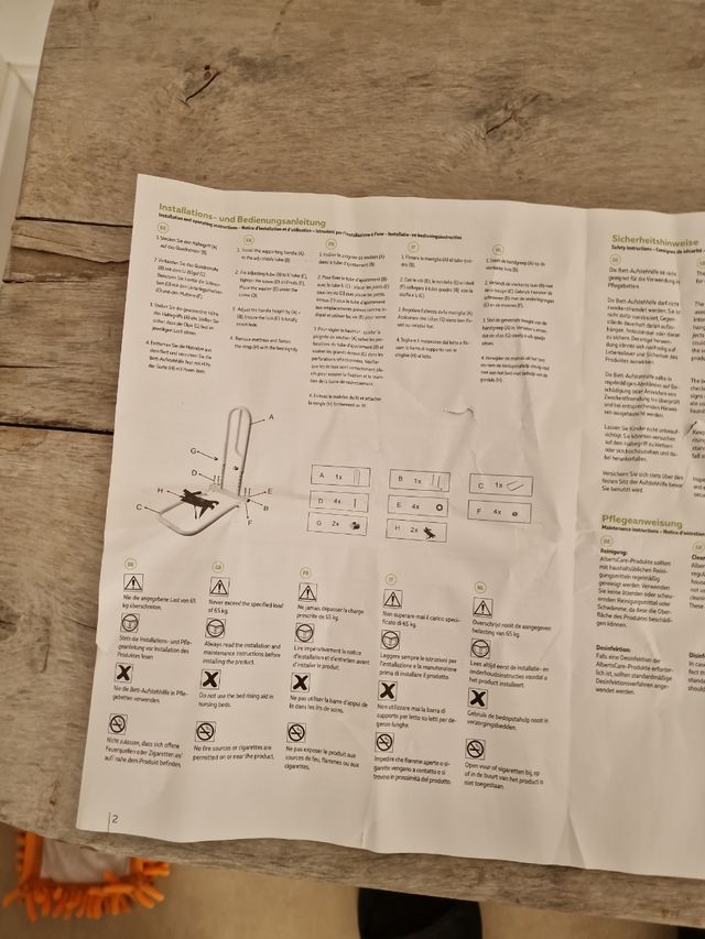 Ayuda minusvalidos Cama