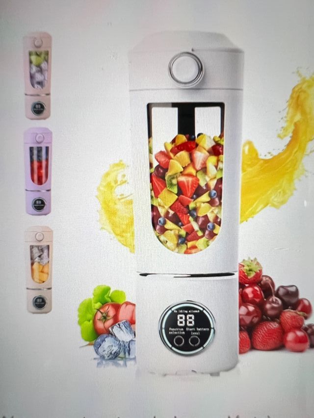 Batidora de frutas blanco