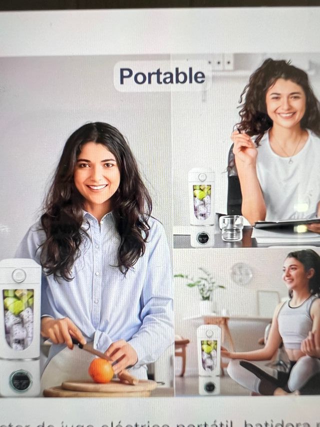 Batidora de frutas blanco