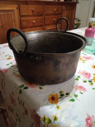 Calderone in rame antico Anni1900