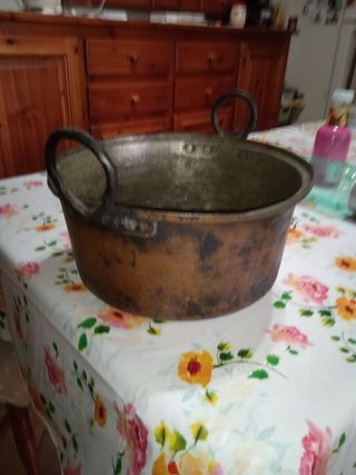 Calderone in rame antico Anni1900