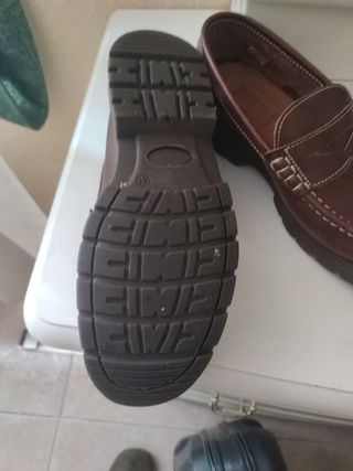 Zapatos de piel nauticos n40-41