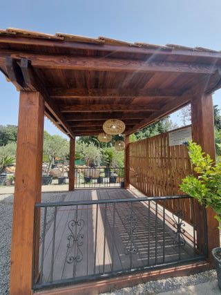 pergola rustica