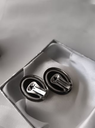 Pendientes Onix negro y Plata Ley