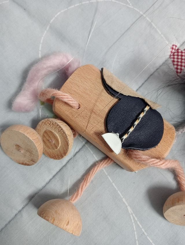 Marioneta artesanal burrito