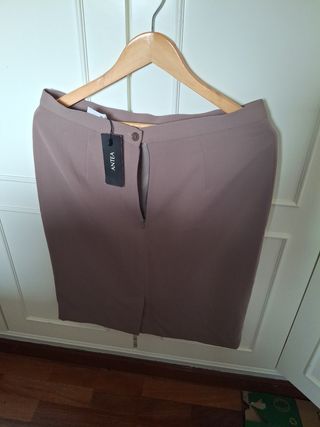 Falda crep Corte Ingles