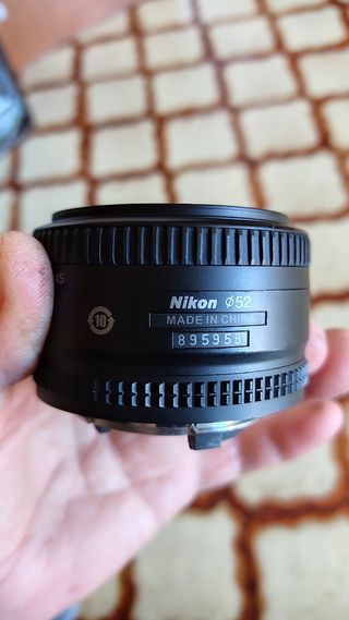 Objetivo Nikon 50 AF 1:1,8D