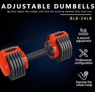 Mancuernas Pesas Ajustable 11kg, 2 uds