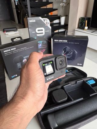 Gopro + Media Mod + MaxLens Mod