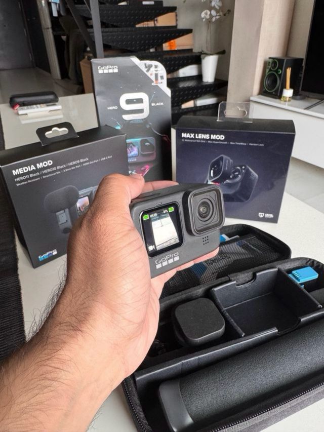 Gopro + Media Mod + MaxLens Mod