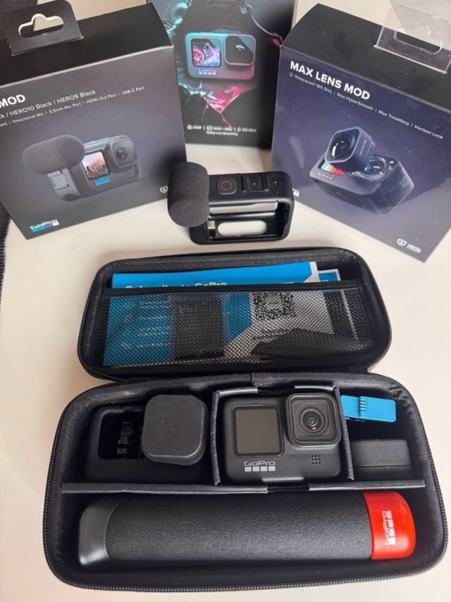 Gopro + Media Mod + MaxLens Mod